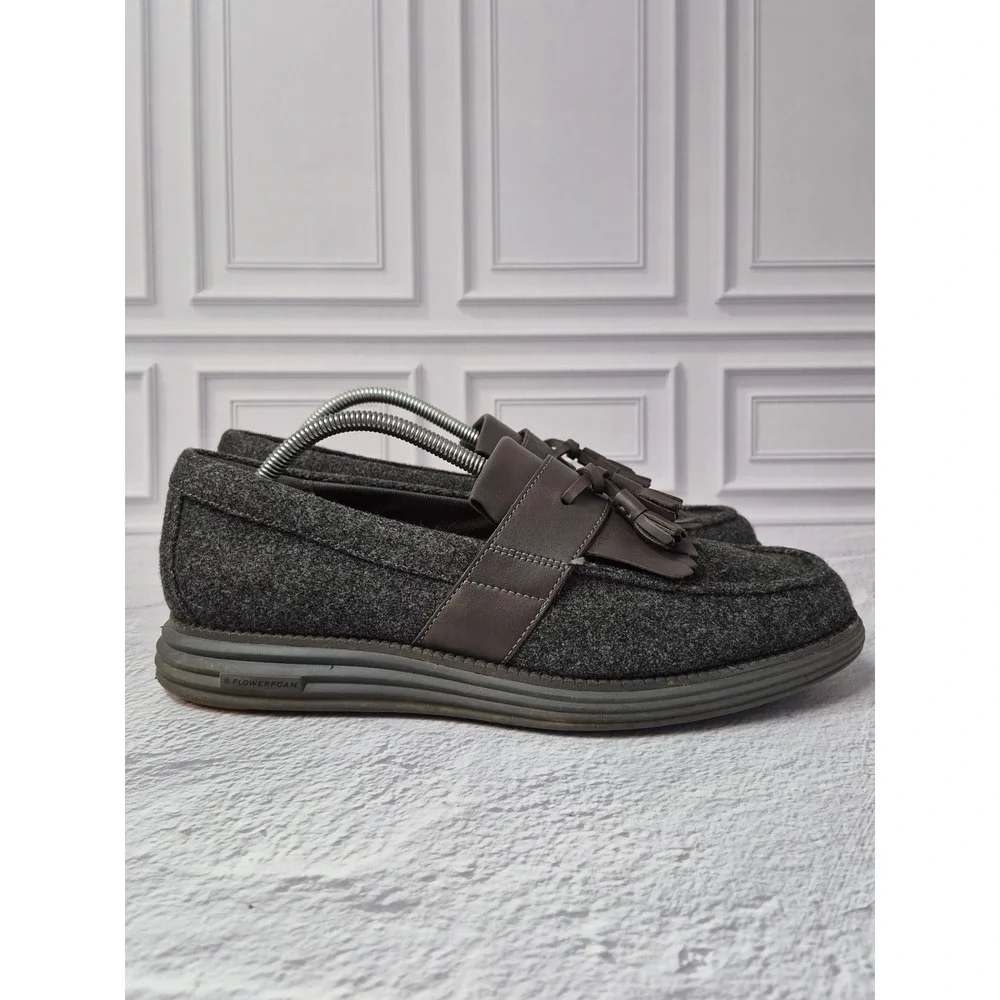 Cole Haan OriginalGrand 10 Year Anniversary Wool Kiltie Tassel Loafers Size 10.5